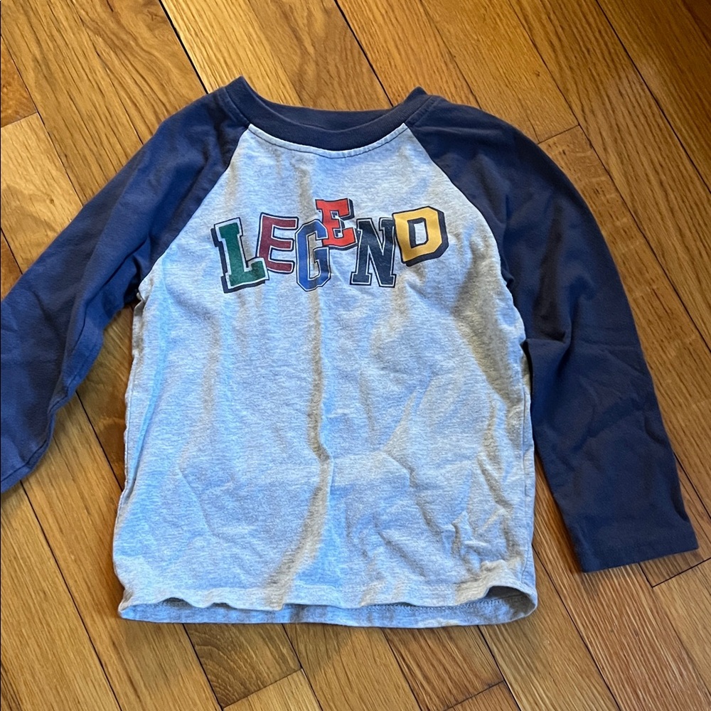 Garanimals Kids Long Sleeve Tee - Blue and Gray